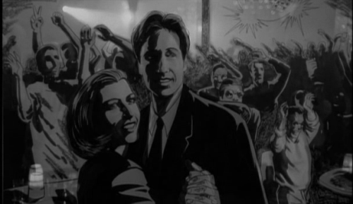 Mulder Scully dance The post modern prometheus